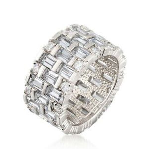 NEW 925 Sterling silver Diamond Ring